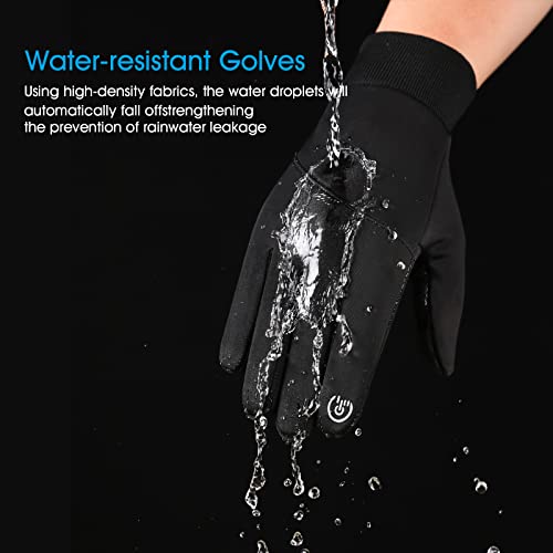 Windproof Water-Resistant Thermal Cycling Gloves - Medium