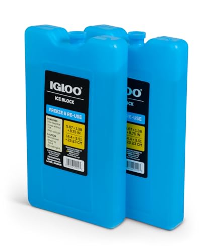 Maxcold Ice Block - 2 Pack Large, Non-Toxic Freezable Gel