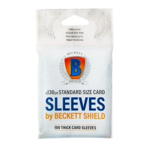 Thick Trading Card Sleeves 100 CT - Standard Size Protective Card Protectors