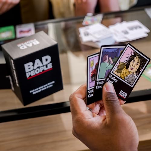 Hilarious Party Game for Adults – BAD PEOPLE Card Game Set