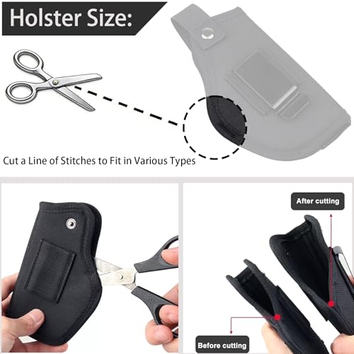 Universal IWB/OWB Gun Holster - Ambidextrous 2-Pack