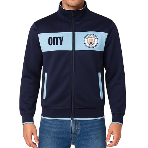 Manchester City FC Soccer Track Jacket - Unisex Adult X-Large