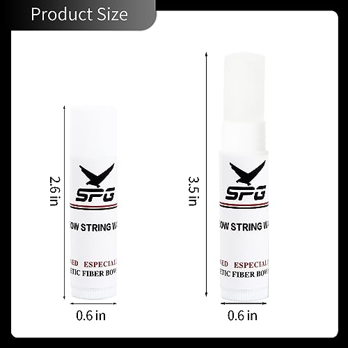 Bow String Wax - 6 Pieces Waterproof Lubricant for Archery