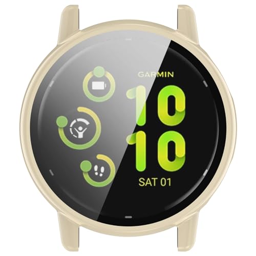 Full Protection Screen Protector for Garmin Vivoactive 5 - Black, Navy Blue, Beige