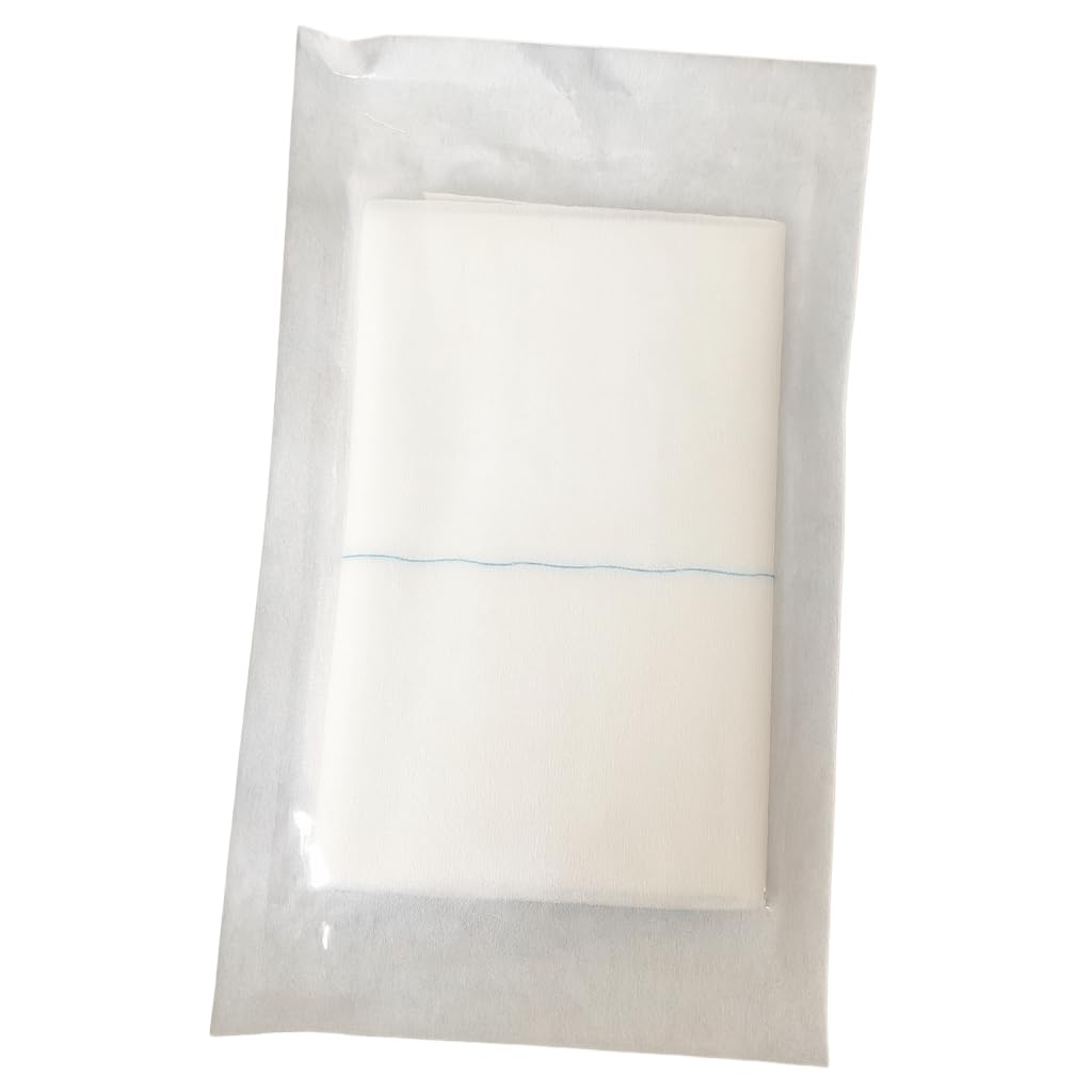 Vakly Extra Absorbent ABD Combine Abdominal Pads 5x9 Inches Ultra High Absorbency Sterile Individually Wrapped 5''x9'' First Aid Non-Adherent Post-Op Gauze - Heavy-Draining, Trauma Wound Dressing (50)