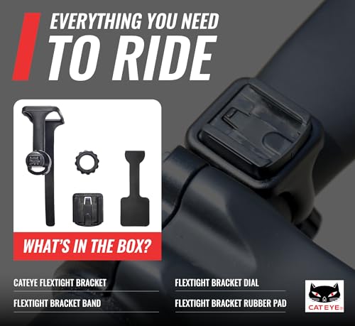 Cycling Computer Mount Kit - FlexTight Installation for All Bikes