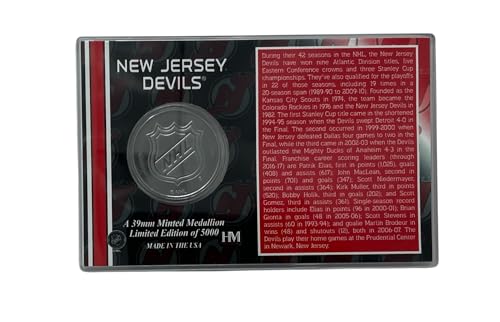 NHL New Jersey Devils Stadium Challenge Coin - 6" x 4"