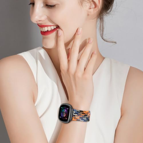 Magnetic Stretchy Band for Fitbit Versa 4/3 & Sense - Camouflage Colors