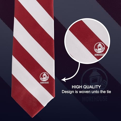 Morehouse College Necktie - Officially Licensed Maroon Tigers Tie