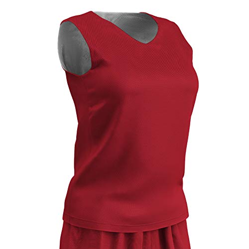 Reversible Women's Basketball Jersey - Small / Scarlet, White