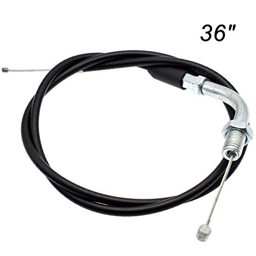 7/8" Twist Throttle with 36" Cable & Kill Switch Set for 49cc-80cc Motorized Bicycles