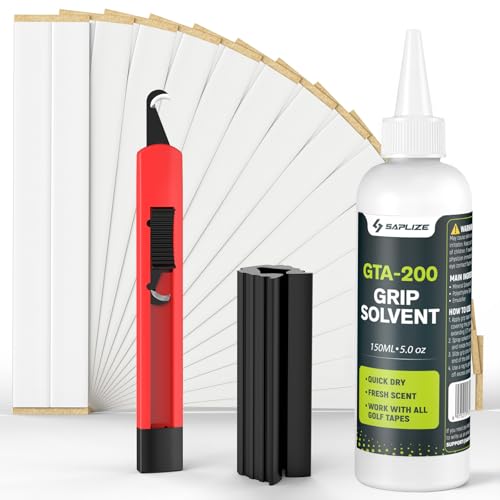 SAPLIZE Golf Grip Repair Kit – Includes 5oz Solvent, 15