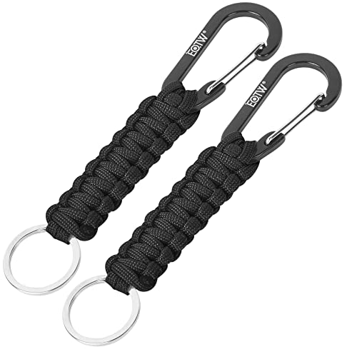 EOTW Paracord Keychain for Men Women Carabiner Backpack with Aluminum