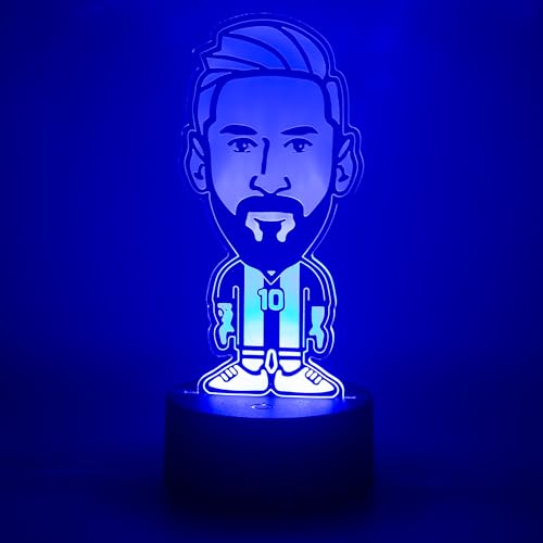 3D LED Soccer Lamp with Color Changing Acrylic Illusion