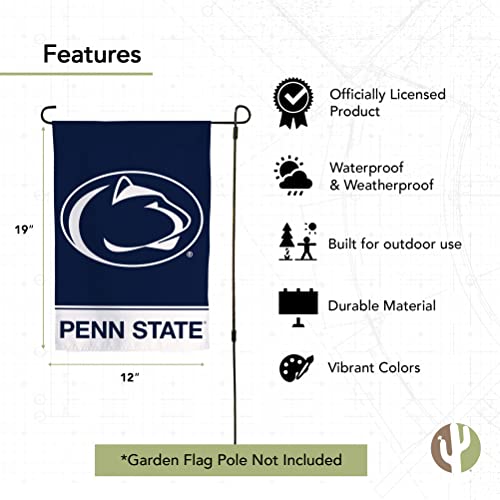 Penn State Nittany Lions Double-Sided Garden Flag Blue - Officially Licensed
