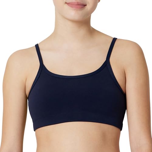 Girls' Light Support Spaghetti Strap Sports Bra - X-Small Navy