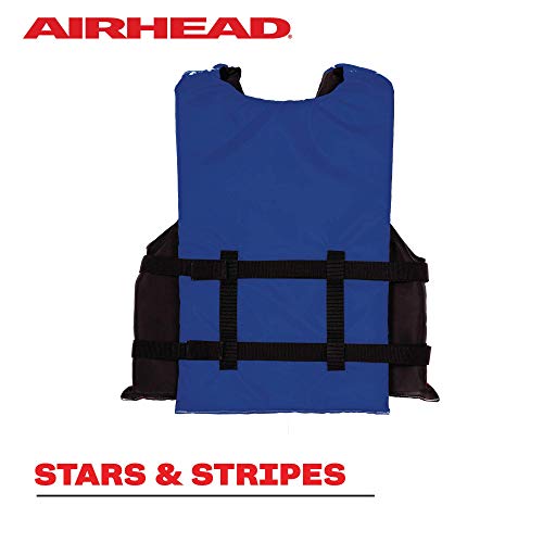 Youth Stars & Stripes Life Jacket - USCG Approved Open-Side Vest for Boating & Swimming