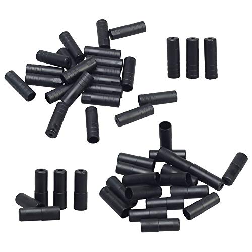 200 Plastic Bicycle Cable End Caps - 100 Brake 5mm & 100 Shift 4mm