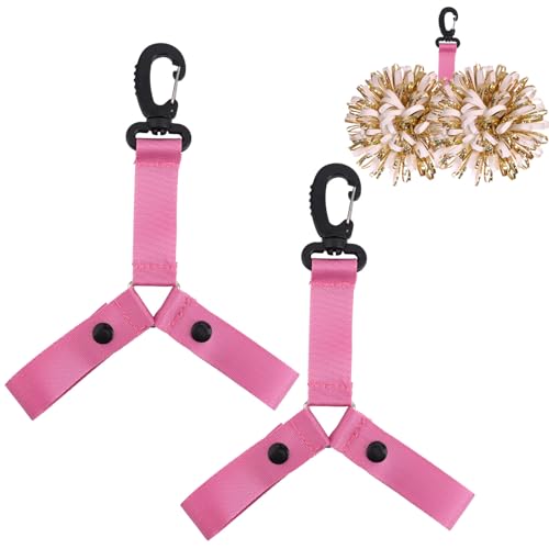 Pom Pom Holder for Cheerleaders - Pink Backpack Accessory