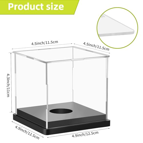 Acrylic Softball Display Case - UV Protected 1 Pack