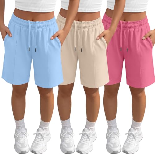 Girls Bermuda Shorts - 3 Pack for Summer Wear