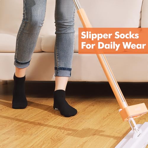 Non Slip Grip Socks Women Men Elderly 5 Pairs Hospital Grippy Slipper