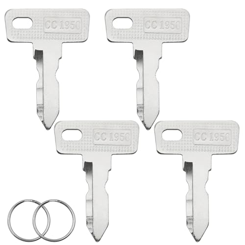 Golf Cart Ignition Keys - 4 Pack for Club Car & E-Z-GO