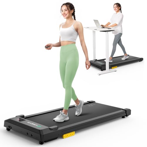 Smart Walking Pad Treadmill with App Control - Black