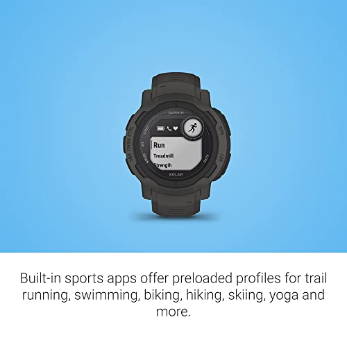 Garmin Instinct 2 Solar GPS Outdoor Watch - Graphite (Renewed)