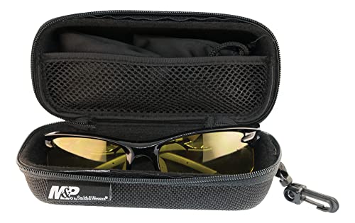 Interchangeable Shooting Glasses with Impact Resistance & Anti-Fog Lenses - Black