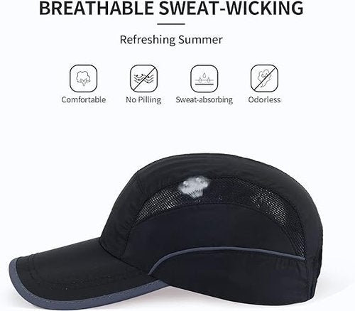 kozinu Running Hat Mesh Sports Cap Lightweight Quick Drying Runner Cap for Men Women