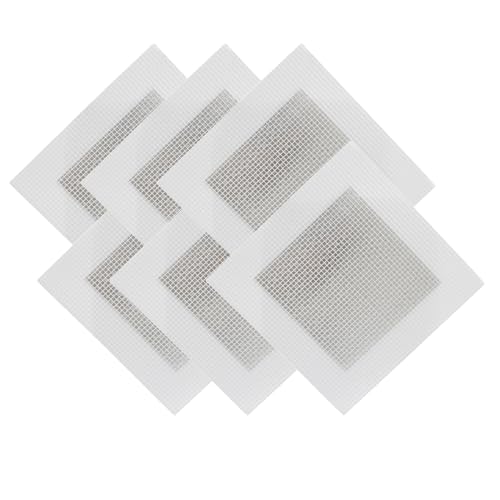 6Pcs Drywall Repairs Patch,4 x 4 Inch Drywall Repair Kit, Self Adhesive Wall Hole Repair Kit for Damaged Drywall or Ceiling