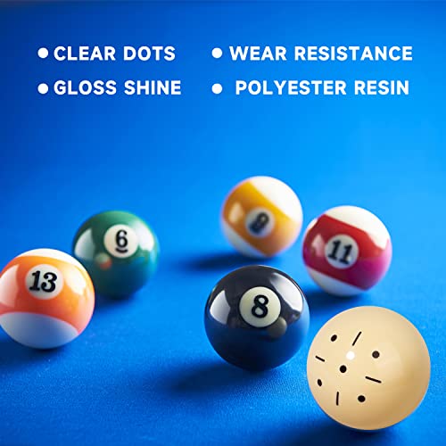 GSE Billiard Training Cue Ball Black Cross 2.25 Inch AAA-Grade Pool Practice Ball