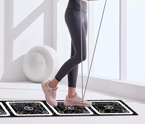 12 ft Non-Slip Rubber Agility Ladder for Soccer & Fitness Training