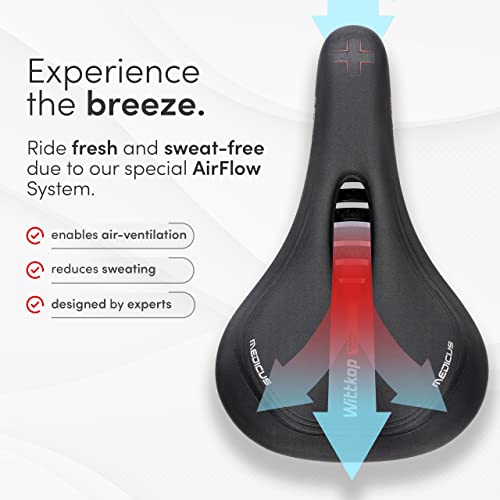 Waterproof Bicycle Seat for Men & Women - Touring Saddle