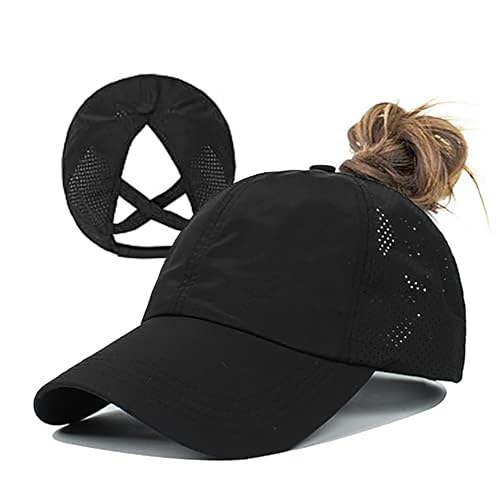 Shamrock Green Baseball Cap - Breathable Sun Hat for Men & Women - Black