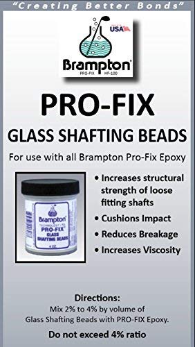 Glass Shafting Beads for Golf Club Shaft Installation - 2% to 4% Mix