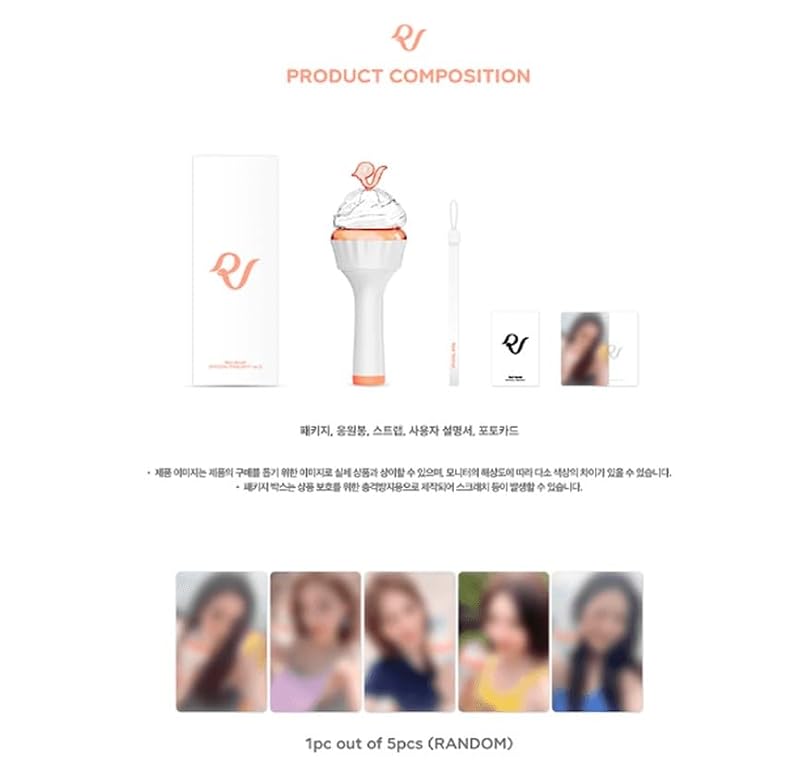 Red Velvet Light Stick Ver.2 - Official Fan Light with Strap