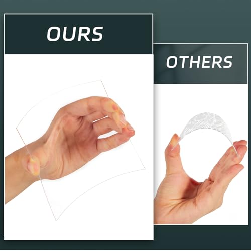 100 Pcs 2'' x 4.25'' Clear Welding Lens 0.04" Thick Welding Cap Hood Clear Lenses Cover Replacement Transparent Universal Helmet Accessories Top Protection for Protecting Eyes