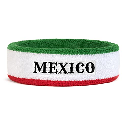 Mexico Headband & Wristbands Set - 1 Headband & 2 Wristbands