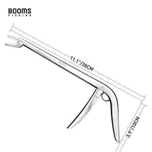 Booms Fishing R1 Stainless Steel Fish Hook Remover Extractor, 11-1/2