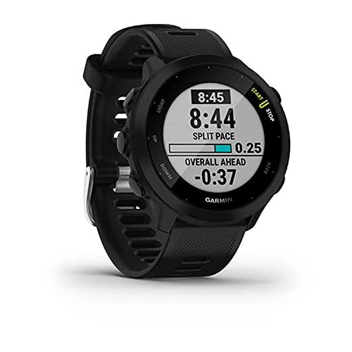 Garmin Forerunner 55 GPS Running Watch - Black (Renewed)