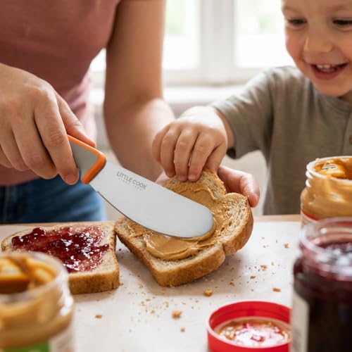 Stainless Steel Butter Spreader Knife - 4.7 Inch Ergonomic Design