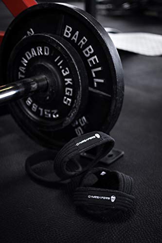 Figure 8 Lifting Straps for Deadlift & Powerlifting - Black Small
