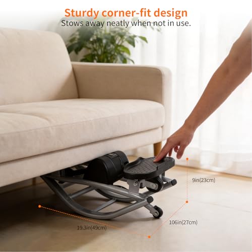 Lateral Motion Rock Stepper Exercise Machine - 250LBS Capacity