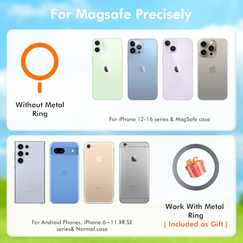 Golf Cart Phone Holder with Magnetic Mount for iPhone & Smartphones