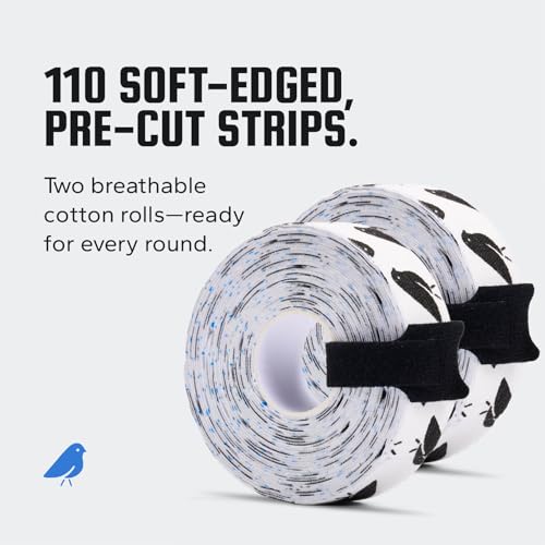 4-Way Stretch Golf Sports Tape - Waterproof Finger Protection, 110 Pre-Cut Strips