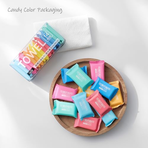 Compressed Disposable Towel Tablets - Portable Travel & Camping Towelettes