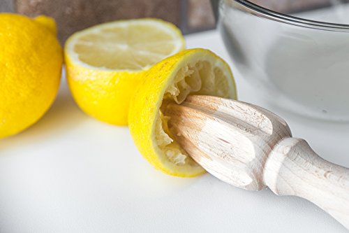 Lemon Reamer Juicer - Beechwood 1.25 Inch x 6 Inch
