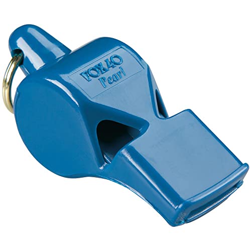 Fox 40 Pearl Whistle with Lanyard - Blue, Pealess Design